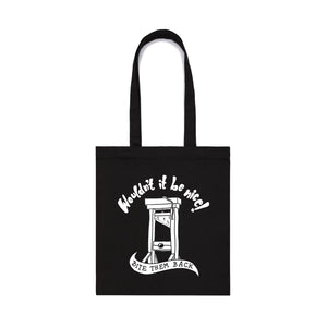 Wouldn't It Be Nice Tote by Lonely Kids Club. All clothing from our T-shirts to our shorts and hoodies are ethically made, and printed packed and shipped from Sydney.