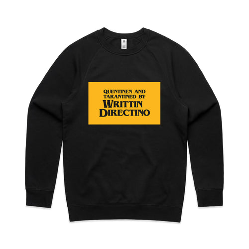Writtin Directino Jumper by Lonely Kids Club. All clothing from our T-shirts to our shorts and hoodies are ethically made, and printed packed and shipped from Sydney.