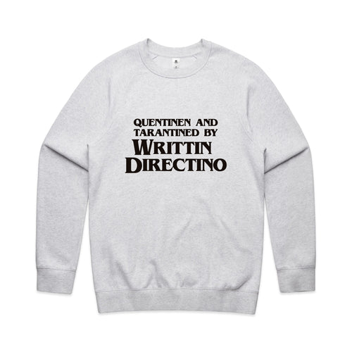 Writtin Directino Jumper by Lonely Kids Club. All clothing from our T-shirts to our shorts and hoodies are ethically made, and printed packed and shipped from Sydney.