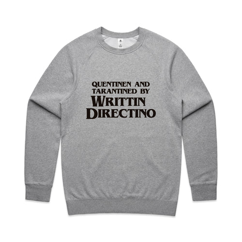 Writtin Directino Jumper by Lonely Kids Club. All clothing from our T-shirts to our shorts and hoodies are ethically made, and printed packed and shipped from Sydney.