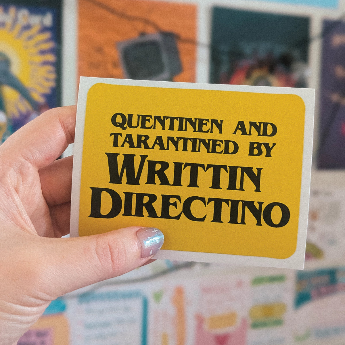 Writtin Directino Weatherproof Sticker sticker set by Lonely Kids Club