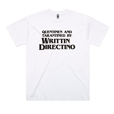 Writtin Directino Oversized Tee by Lonely Kids Club. All clothing from our T-shirts to our shorts and hoodies are ethically made, and printed packed and shipped from Sydney.