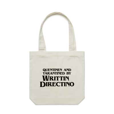 Writtin Directino Tote by Lonely Kids Club. All clothing from our T-shirts to our shorts and hoodies are ethically made, and printed packed and shipped from Sydney.