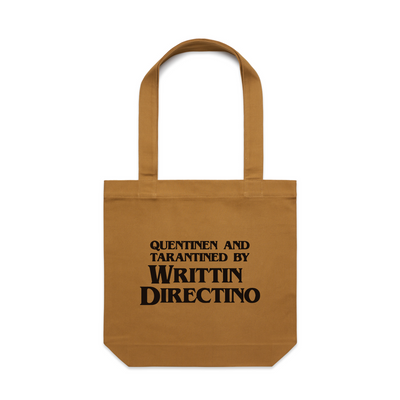 Writtin Directino Tote by Lonely Kids Club. All clothing from our T-shirts to our shorts and hoodies are ethically made, and printed packed and shipped from Sydney.