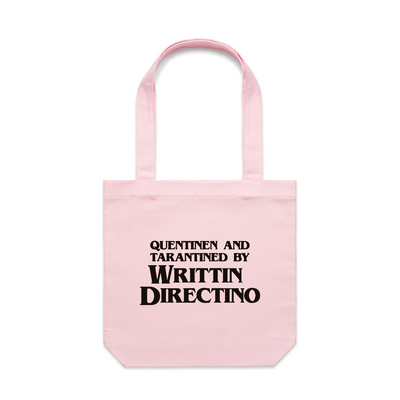 Writtin Directino Tote by Lonely Kids Club. All clothing from our T-shirts to our shorts and hoodies are ethically made, and printed packed and shipped from Sydney.