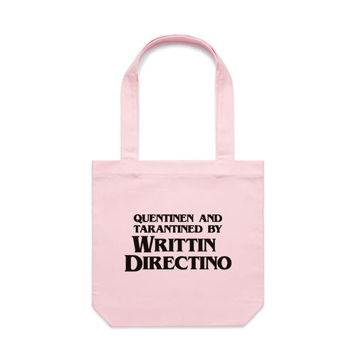 Writtin Directino Tote by Lonely Kids Club. All clothing from our T-shirts to our shorts and hoodies are ethically made, and printed packed and shipped from Sydney.