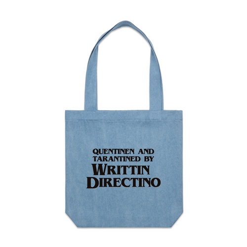 Writtin Directino Tote by Lonely Kids Club. All clothing from our T-shirts to our shorts and hoodies are ethically made, and printed packed and shipped from Sydney.