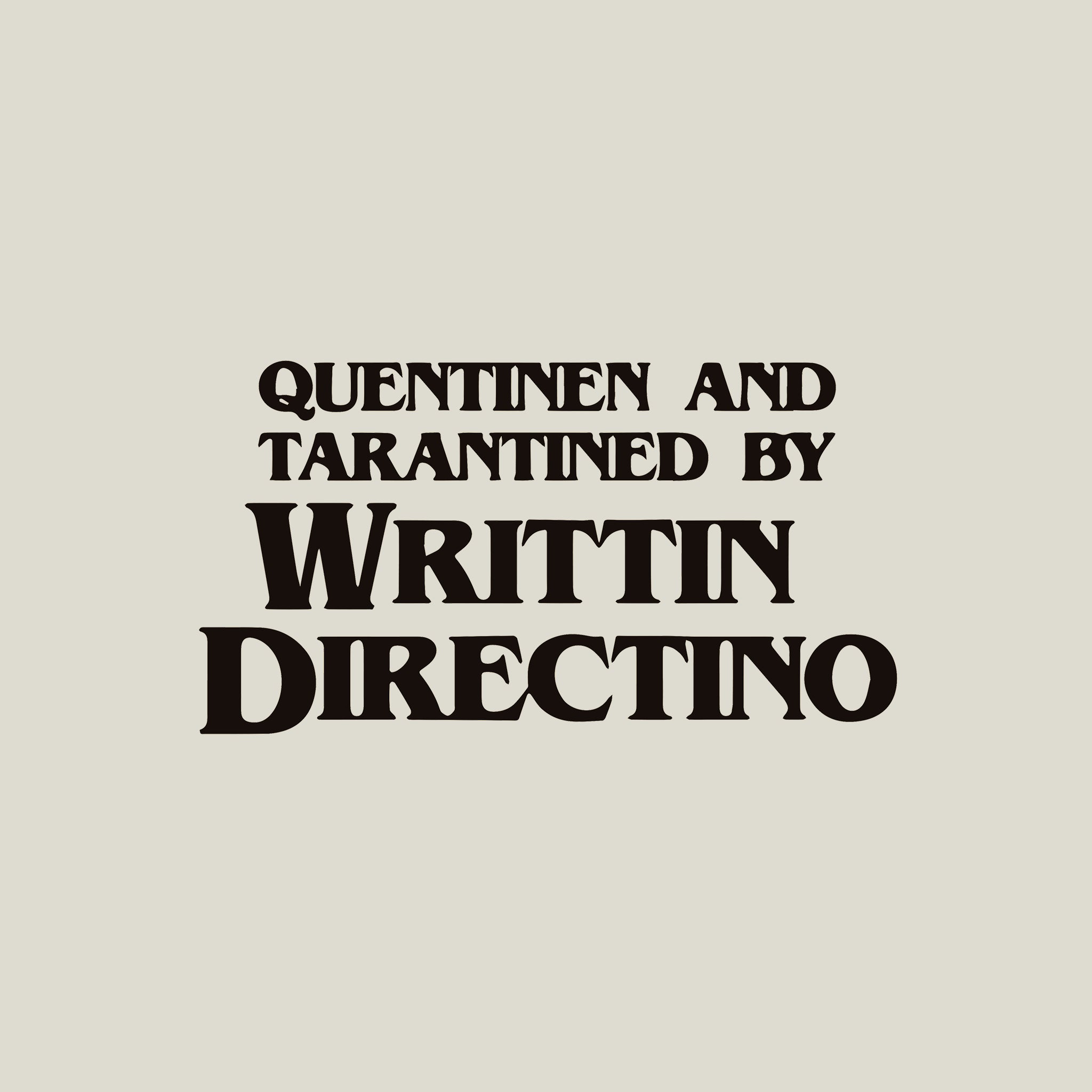 Writtin Directino Tote