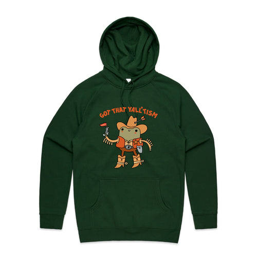 Yall'tism Hoodie by Lonely Kids Club. All clothing from our T-shirts to our shorts and hoodies are ethically made, and printed packed and shipped from Sydney.