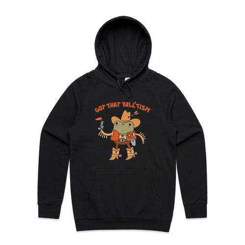 Yall'tism Hoodie by Lonely Kids Club. All clothing from our T-shirts to our shorts and hoodies are ethically made, and printed packed and shipped from Sydney.