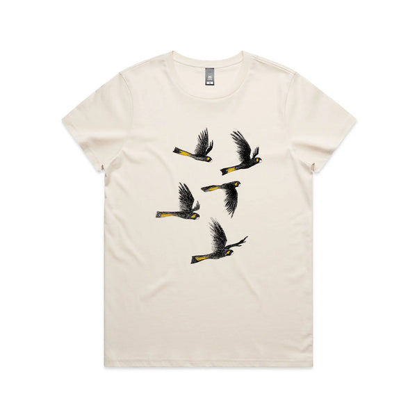 Yellow Tailed Black Cockatoos Tee