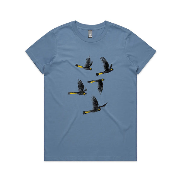 Yellow Tailed Black Cockatoos Tee