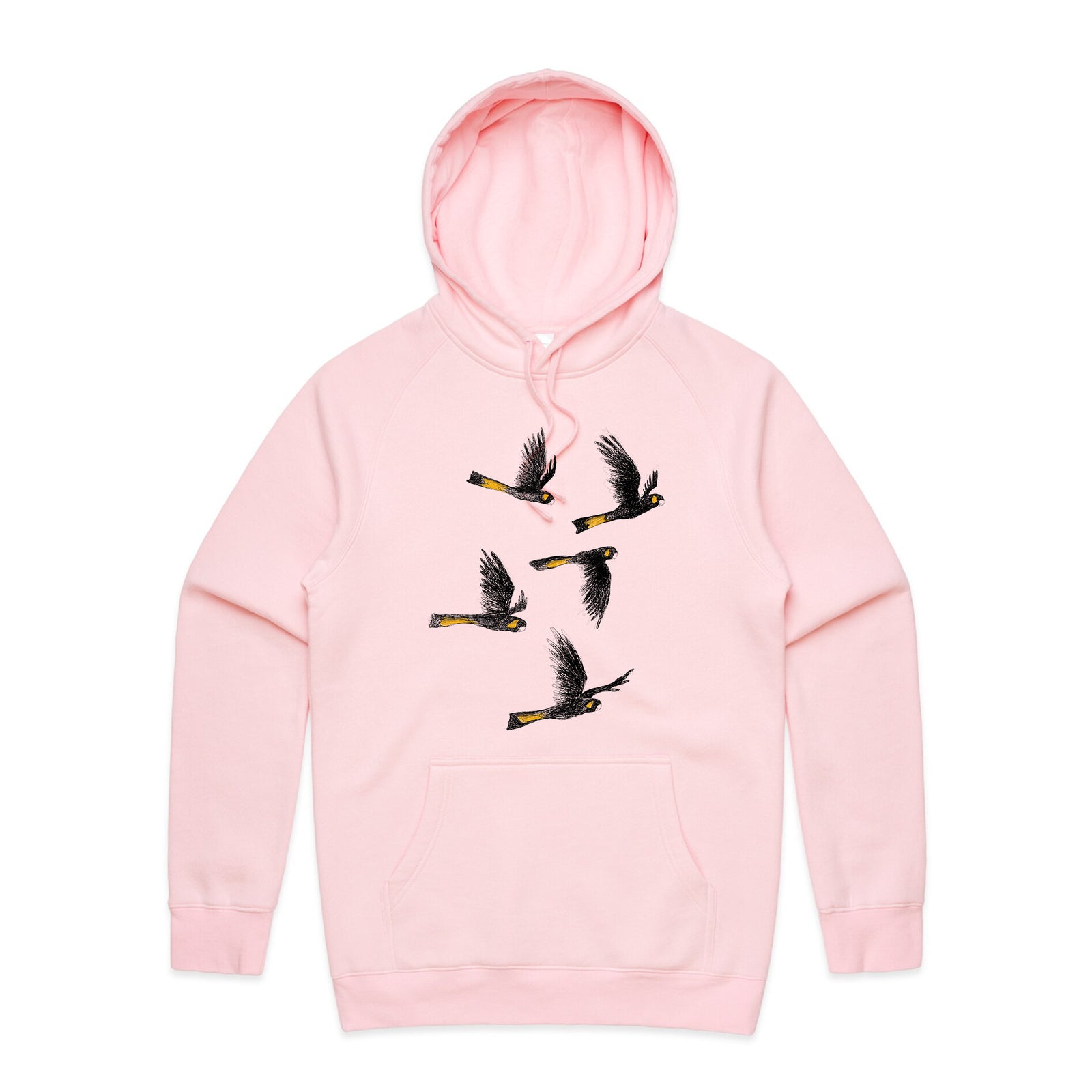 Yellow Tailed Black Cockatoos Hoodie