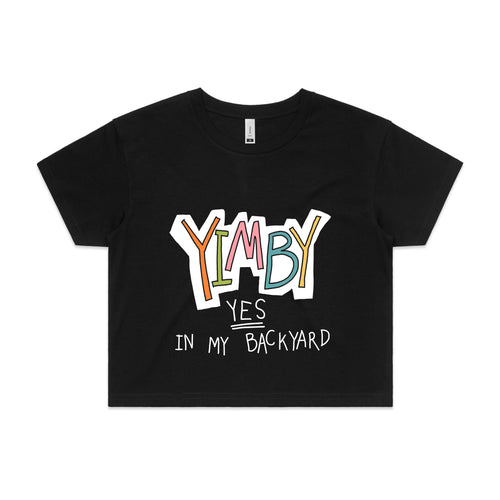 YIMBY Tee by Lonely Kids Club. All clothing from our T-shirts to our shorts and hoodies are ethically made, and printed packed and shipped from Sydney.