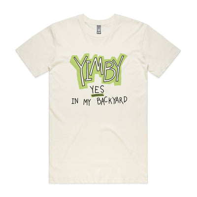 YIMBY Tee by Lonely Kids Club. All clothing from our T-shirts to our shorts and hoodies are ethically made, and printed packed and shipped from Sydney.