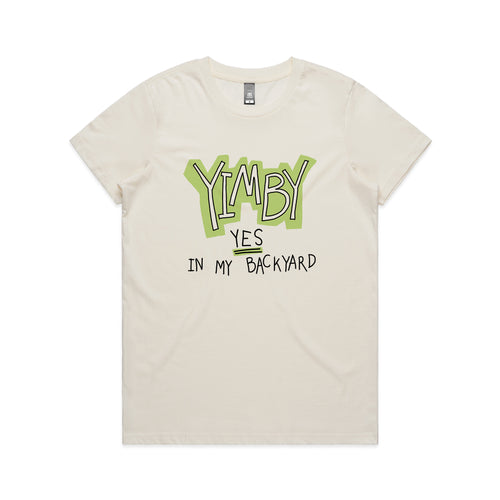 YIMBY Tee by Lonely Kids Club. All clothing from our T-shirts to our shorts and hoodies are ethically made, and printed packed and shipped from Sydney.