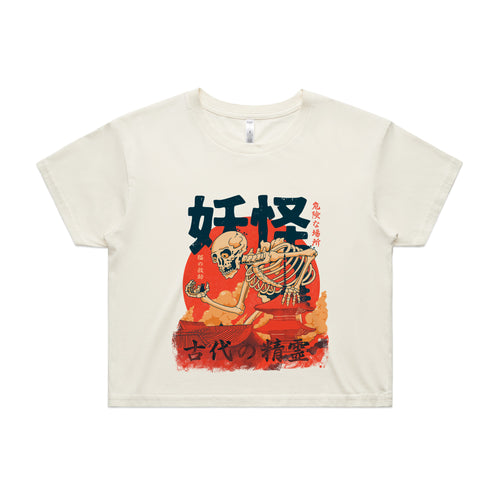 Yokai & Cats Tee by Lonely Kids Club. All clothing from our T-shirts to our shorts and hoodies are ethically made, and printed packed and shipped from Sydney.