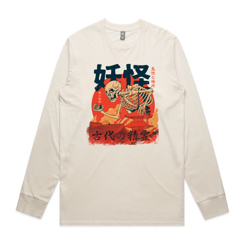 Yokai & Cats Tee by Lonely Kids Club. All clothing from our T-shirts to our shorts and hoodies are ethically made, and printed packed and shipped from Sydney.