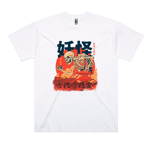 Yokai & Cats Oversized Tee by Lonely Kids Club. All clothing from our T-shirts to our shorts and hoodies are ethically made, and printed packed and shipped from Sydney.