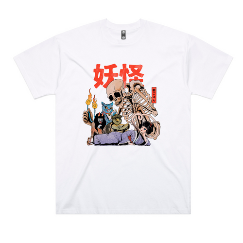 Yokai Club Oversized Tee by Lonely Kids Club. All clothing from our T-shirts to our shorts and hoodies are ethically made, and printed packed and shipped from Sydney.