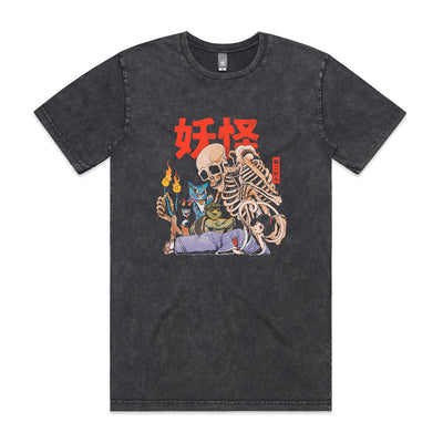 Yokai Club Tee by Lonely Kids Club. All clothing from our T-shirts to our shorts and hoodies are ethically made, and printed packed and shipped from Sydney.