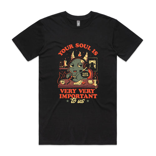 Your Soul Is Important Tee by Lonely Kids Club. All clothing from our T-shirts to our shorts and hoodies are ethically made, and printed packed and shipped from Sydney.