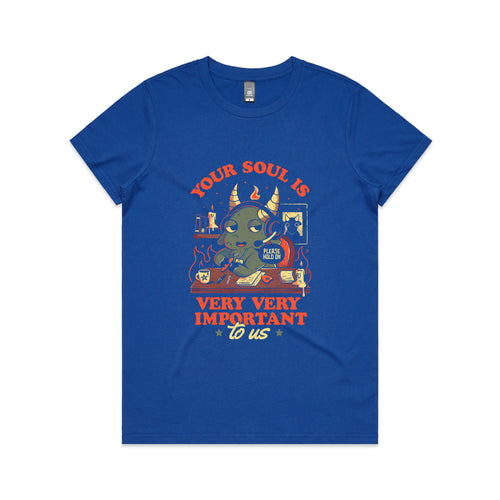 Your Soul Is Important Tee by Lonely Kids Club. All clothing from our T-shirts to our shorts and hoodies are ethically made, and printed packed and shipped from Sydney.