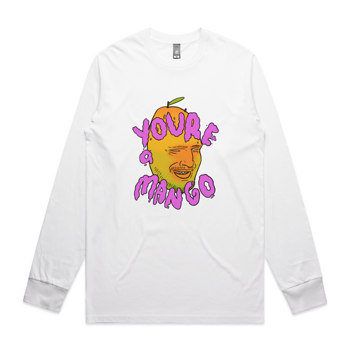 You're A Mango Tee by Lonely Kids Club. All clothing from our T-shirts to our shorts and hoodies are ethically made, and printed packed and shipped from Sydney.