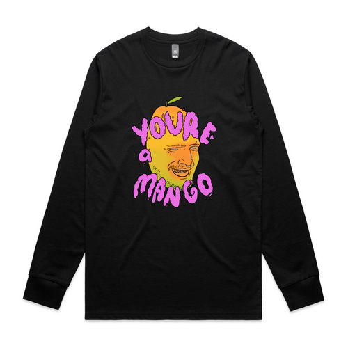 You're A Mango Tee by Lonely Kids Club. All clothing from our T-shirts to our shorts and hoodies are ethically made, and printed packed and shipped from Sydney.