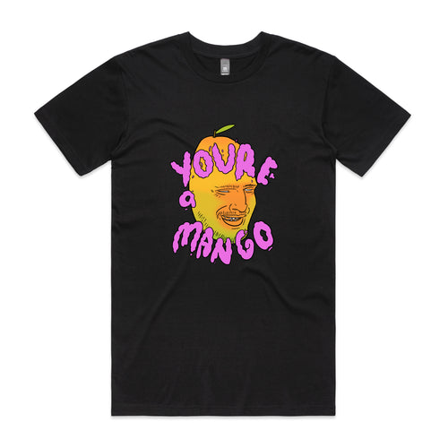 You're A Mango Tee by Lonely Kids Club. All clothing from our T-shirts to our shorts and hoodies are ethically made, and printed packed and shipped from Sydney.