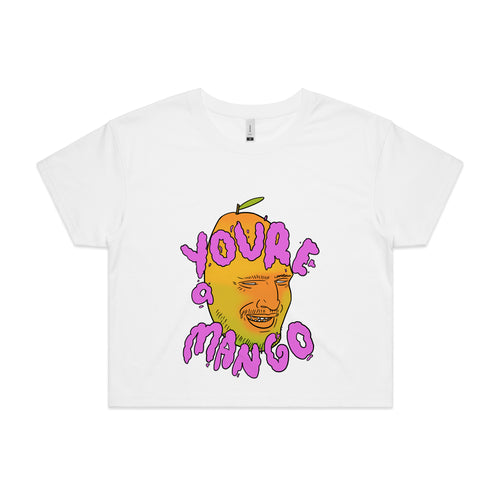 You're A Mango Tee by Lonely Kids Club. All clothing from our T-shirts to our shorts and hoodies are ethically made, and printed packed and shipped from Sydney.