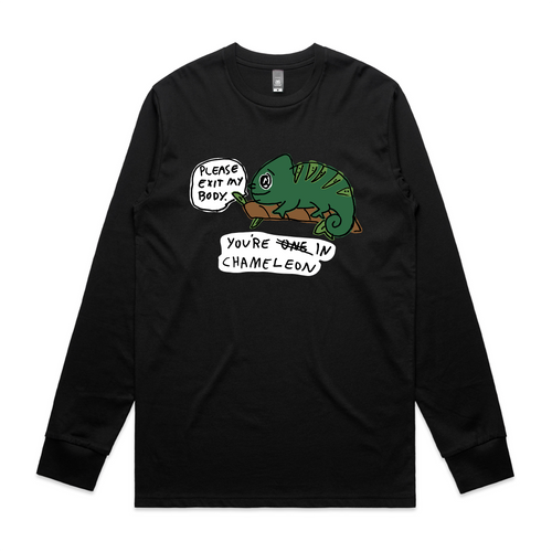 You're In Chameleon Tee by Lonely Kids Club. All clothing from our T-shirts to our shorts and hoodies are ethically made, and printed packed and shipped from Sydney.