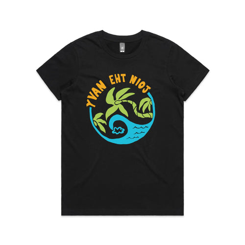 Yvan Eht Nioj Tee by Lonely Kids Club. All clothing from our T-shirts to our shorts and hoodies are ethically made, and printed packed and shipped from Sydney.