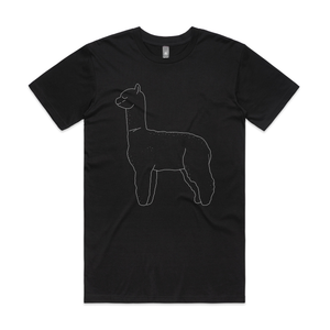 Alpaca Tee by Lonely Kids Club. All clothing from our T-shirts to our shorts and hoodies are ethically made, and printed packed and shipped from Sydney.