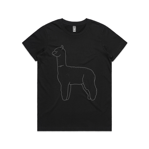 Alpaca Tee by Lonely Kids Club. All clothing from our T-shirts to our shorts and hoodies are ethically made, and printed packed and shipped from Sydney.