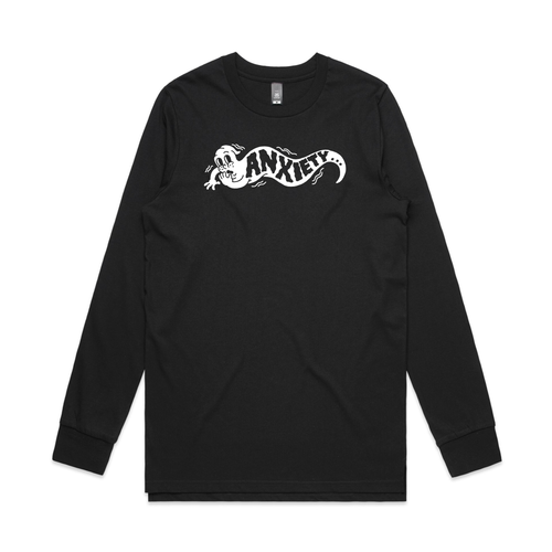 Anxiety Ghost Tee by Lonely Kids Club. All clothing from our T-shirts to our shorts and hoodies are ethically made, and printed packed and shipped from Sydney.