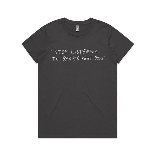 Tell Me Why Tee by Lonely Kids Club. All clothing from our T-shirts to our shorts and hoodies are ethically made, and printed packed and shipped from Sydney.