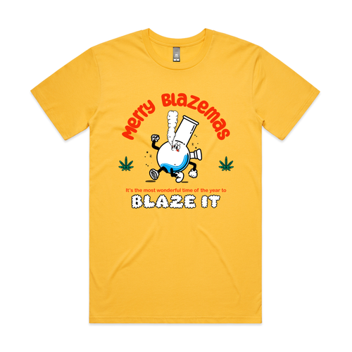 Blazemas Tee by Lonely Kids Club. All clothing from our T-shirts to our shorts and hoodies are ethically made, and printed packed and shipped from Sydney.