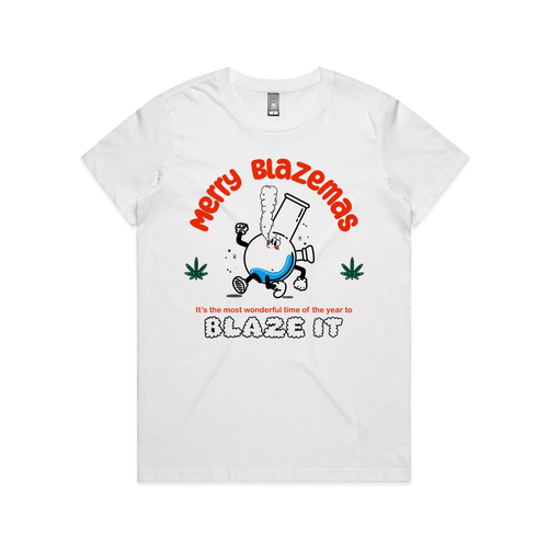 Blazemas Tee by Lonely Kids Club. All clothing from our T-shirts to our shorts and hoodies are ethically made, and printed packed and shipped from Sydney.