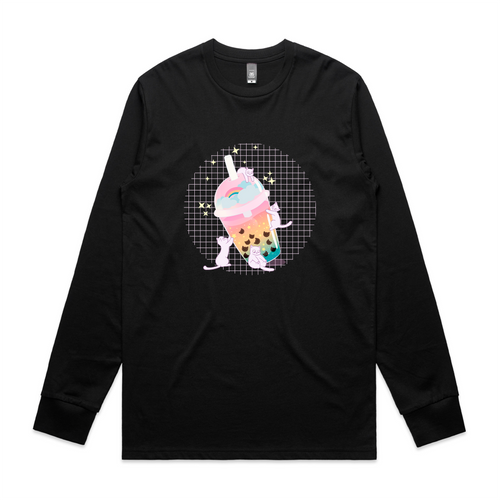 Boba Cats Tee by Lonely Kids Club. All clothing from our T-shirts to our shorts and hoodies are ethically made, and printed packed and shipped from Sydney.