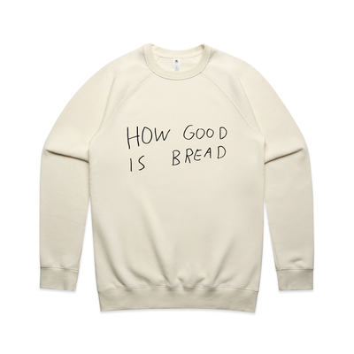 Bread Jumper by Lonely Kids Club. All clothing from our T-shirts to our shorts and hoodies are ethically made, and printed packed and shipped from Sydney.