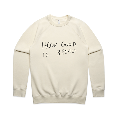 Bread Jumper by Lonely Kids Club. All clothing from our T-shirts to our shorts and hoodies are ethically made, and printed packed and shipped from Sydney.