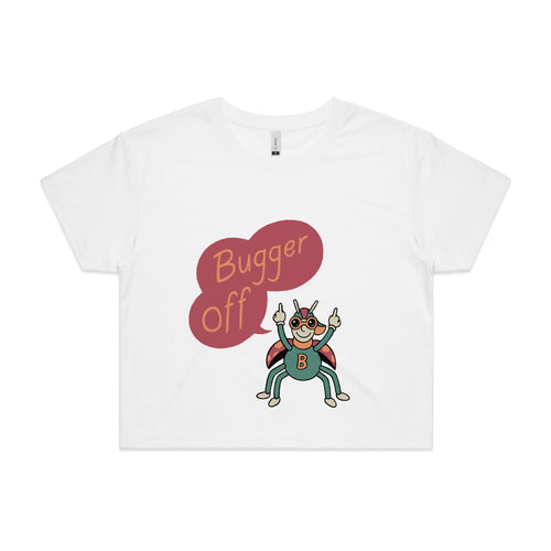 Bugger Off Tee by Lonely Kids Club. All clothing from our T-shirts to our shorts and hoodies are ethically made, and printed packed and shipped from Sydney.