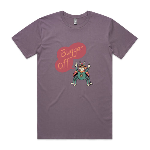 Bugger Off Tee by Lonely Kids Club. All clothing from our T-shirts to our shorts and hoodies are ethically made, and printed packed and shipped from Sydney.