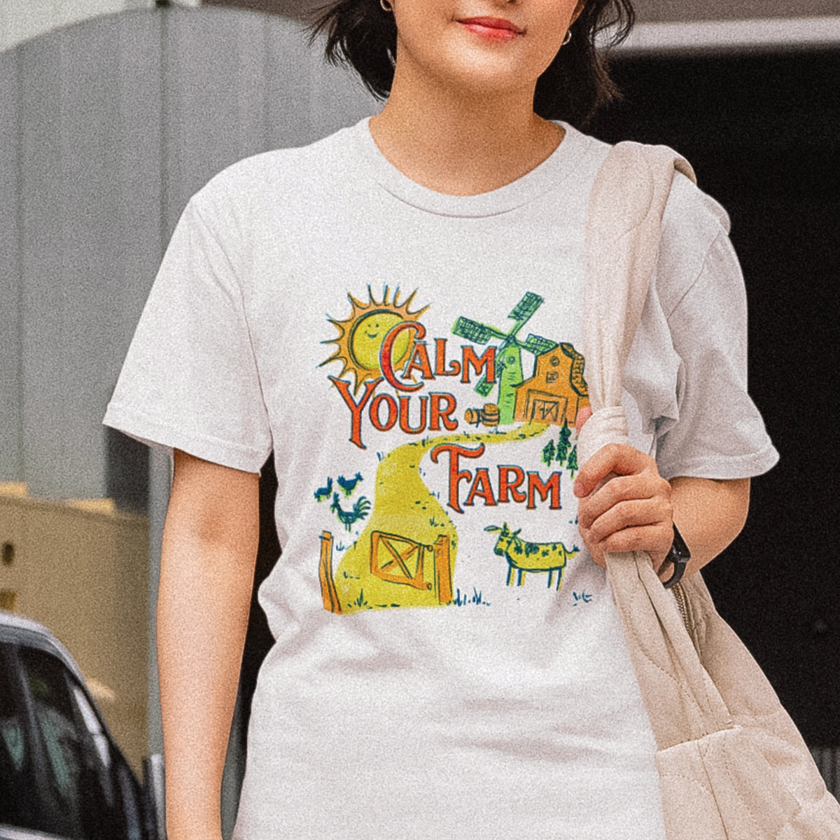 Calm Your Farm Tee | Lonely Kids Club Australia