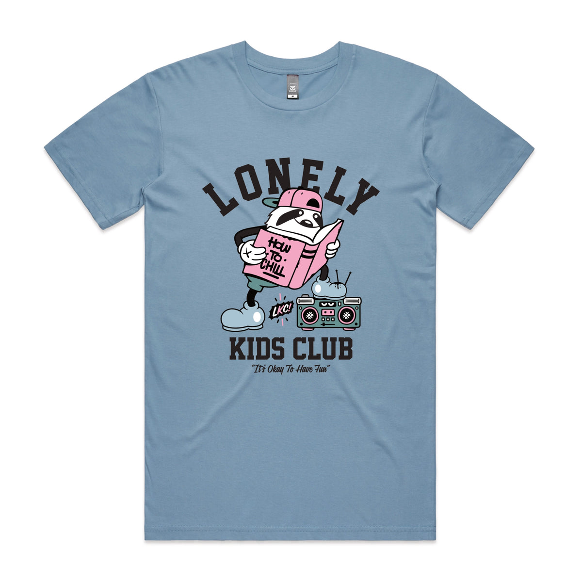 Carolina Blue unisex t-shirt with Campus graphic by Lonely Kids Club