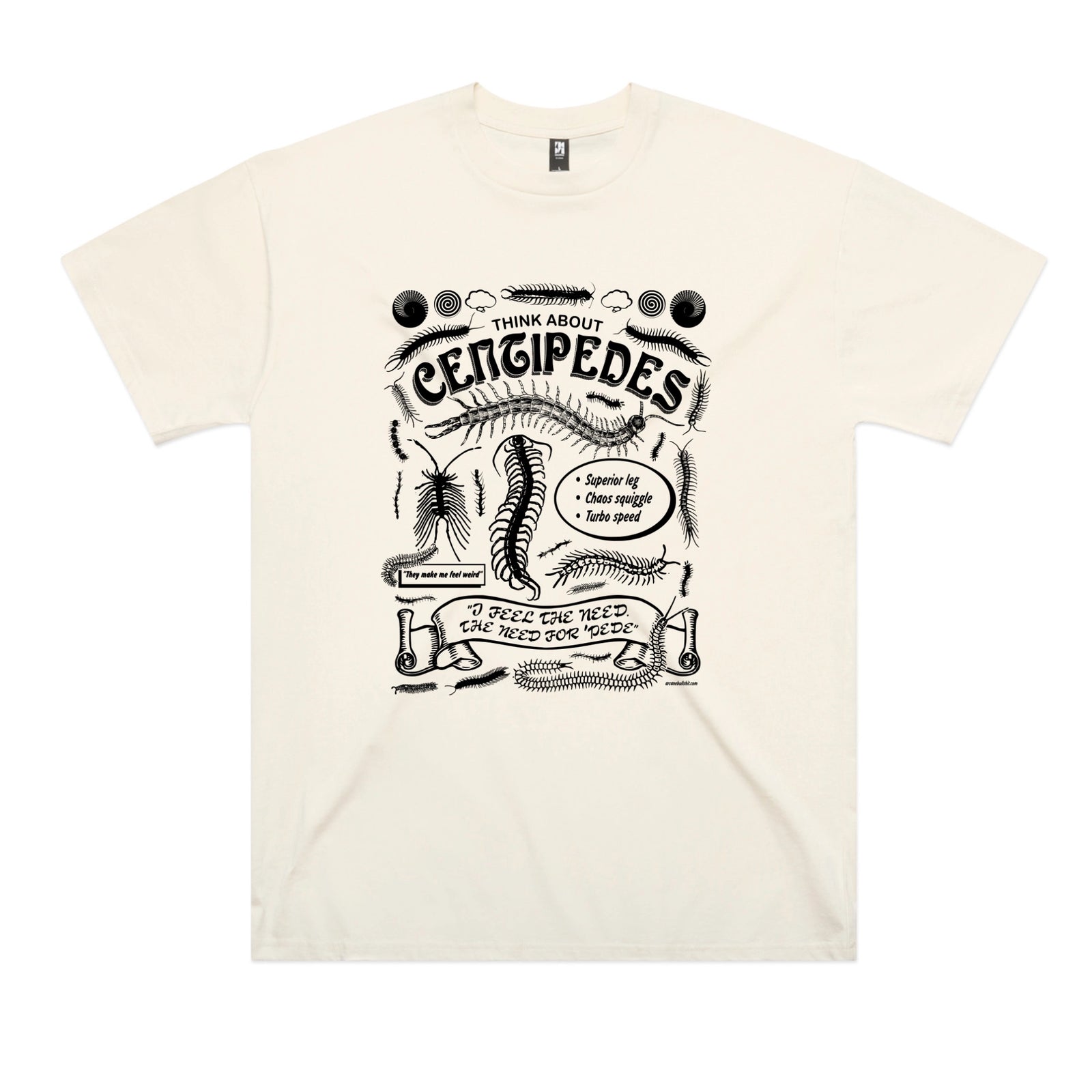 Think About Centipedes Tee