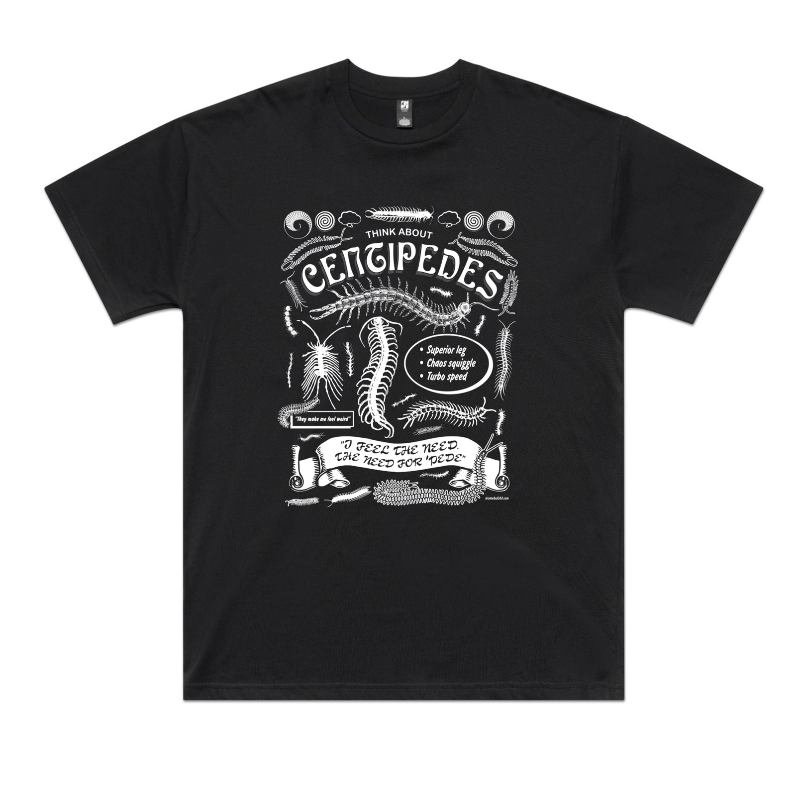 Think About Centipedes Tee