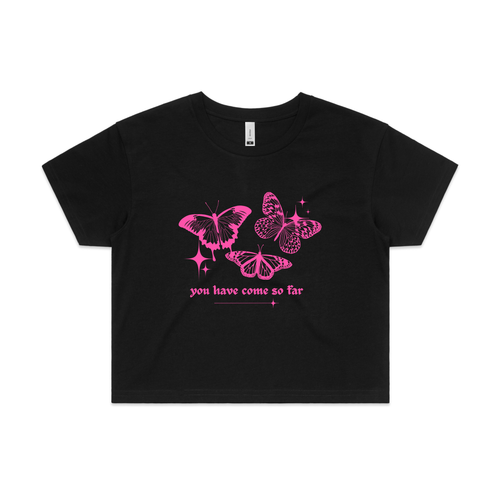 Come So Far Tee by Lonely Kids Club. All clothing from our T-shirts to our shorts and hoodies are ethically made, and printed packed and shipped from Sydney.