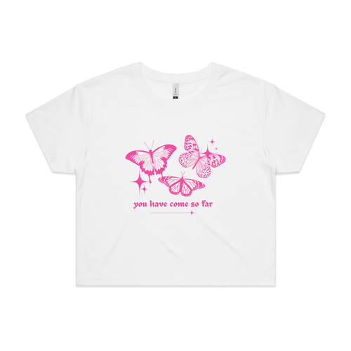 Come So Far Tee by Lonely Kids Club. All clothing from our T-shirts to our shorts and hoodies are ethically made, and printed packed and shipped from Sydney.